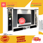 TV Cabinet 8 Feet⚡Free Installation ⚡Modern Tv Cabinet ⚡Trendy TV Cabinet Designs⚡ Plug ⚡ LED⚡Glass Shelf ⚡ TV Rack