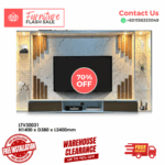 ⚡ TV Cabinet 8 Feet⚡Free Installation ⚡Modern Tv Cabinet ⚡Trendy TV Cabinet Designs⚡ Plug ⚡ LED⚡Glass Shelf ⚡ TV Rack - Image 2