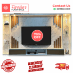 ⚡ TV Cabinet 8 Feet⚡Free Installation ⚡Modern Tv Cabinet ⚡Trendy TV Cabinet Designs⚡ Plug ⚡ LED⚡Glass Shelf ⚡ TV Rack - Image 3