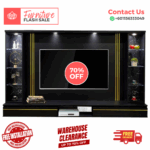 ⚡ TV Cabinet 8 Feet⚡Free Installation ⚡Modern Tv Cabinet ⚡Trendy TV Cabinet Designs⚡ Plug ⚡ LED⚡Glass Shelf ⚡ TV Rack - Image 4