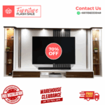 ⚡ TV Cabinet 10 Feet⚡Free Installation ⚡Modern Tv Cabinet ⚡Trendy TV Cabinet Designs⚡ Plug ⚡ LED⚡Glass Shelf ⚡ TV Rack - Image 3