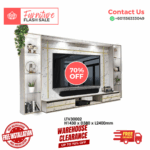 ⚡ TV Cabinet 8 Feet⚡Free Installation ⚡Modern Tv Cabinet ⚡Trendy TV Cabinet Designs⚡ Plug ⚡ LED⚡Glass Shelf ⚡ TV Rack - Image 2