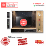 TV Cabinet 8 Feet/ Free Installation/ Modern Tv Cabinet/ Trendy TV Cabinet Designs/ Plug/ LED/ Glass Shelf/TV Rack - Image 2