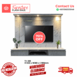 ⚡ TV Cabinet 6 Feet⚡Free Installation ⚡Modern Tv Cabinet ⚡Trendy TV Cabinet Designs⚡ Plug ⚡ LED⚡ TV Rack - Image 3