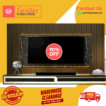 TV Cabinet 8 Feet/ Free Installation/ Modern Tv Cabinet/ Trendy TV Cabinet Designs/ Plug/ LED/ Glass Shelf/TV Rack