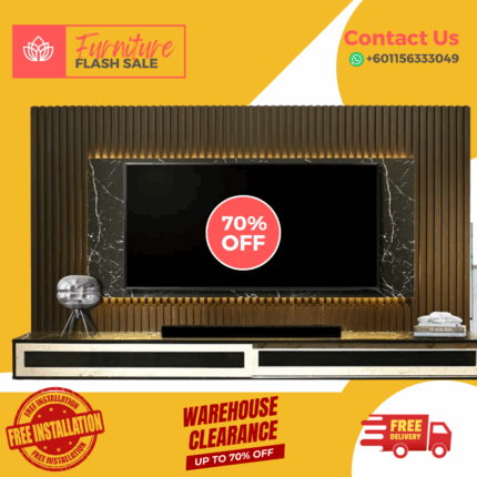 TV Cabinet 8 Feet/ Free Installation/ Modern Tv Cabinet/ Trendy TV Cabinet Designs/ Plug/ LED/ Glass Shelf/TV Rack