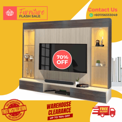 ⚡ TV Cabinet 6 Feet⚡Free Installation ⚡Modern Tv Cabinet ⚡Trendy TV Cabinet Designs⚡ Plug ⚡ LED⚡ TV Rack