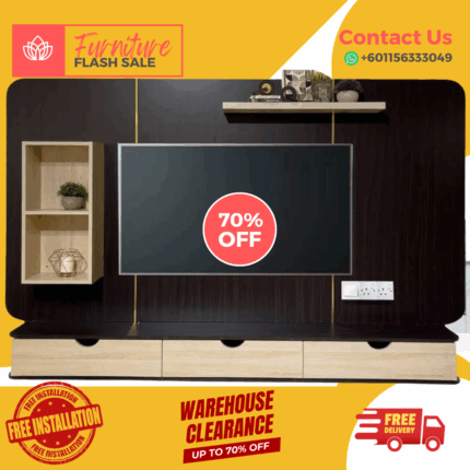 ⚡ TV Cabinet 7 Feet⚡Free Installation ⚡Modern Tv Cabinet ⚡Trendy TV Cabinet Designs⚡ Plug ⚡ LED⚡ TV Rack