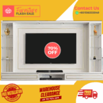 TV Cabinet 8 Feet/ Free Installation/ Modern Tv Cabinet/ Trendy TV Cabinet Designs/ Plug/ LED/ Glass Shelf/TV Rack