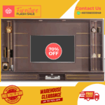TV Cabinet 8 Feet/ Free Installation/ Modern Tv Cabinet/ Trendy TV Cabinet Designs/ Plug/ LED/ Glass Shelf/TV Rack