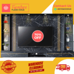 TV Cabinet 8 Feet/ Free Installation/ Modern Tv Cabinet/ Trendy TV Cabinet Designs/ Plug/ LED/ Glass Shelf/TV Rack