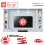 TV Cabinet 8 Feet/ Free Installation/ Modern Tv Cabinet/ Trendy TV Cabinet Designs/ Plug/ LED/ Glass Shelf/TV Rack - Image 3