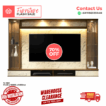 TV Cabinet 8 Feet/ Free Installation/ Modern Tv Cabinet/ Trendy TV Cabinet Designs/ Plug/ LED/ Glass Shelf/TV Rack - Image 2