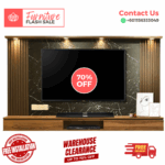 ⚡ TV Cabinet 8 Feet⚡Free Installation ⚡Modern Tv Cabinet ⚡Trendy TV Cabinet Designs⚡ Plug ⚡ LED⚡Glass Shelf ⚡ TV Rack - Image 3