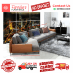 ( C+2 SEATER SOFA ) LOOSE BACK CUSHION DESIGN SOFA/ Free Installation/ Sofa Set/ Sofas/ Office Sofa/ Living Room Sofa/ Bed Room Sofa/ Couch