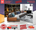 ( C+2 SEATER SOFA ) LOOSE BACK CUSHION DESIGN SOFA/ Free Installation/ Sofa Set/ Sofas/ Office Sofa/ Living Room Sofa/ Bed Room Sofa/ Couch - Image 2