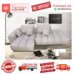 ( 2+L SEATER SOFA ) LOOSE BACK CUSHION DESIGN SOFA/ Free Installation/ Sofa Set/ Sofas/ Office Sofa/ Living Room Sofa/ Bed Room Sofa/ Couch