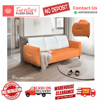 ( 3 SEATER SOFA ) HOT ITEM SOFA/ Free Installation/ Sofa Set/ Sofas/ Office Sofa/ Living Room Sofa/ Bed Room Sofa/ Couch
