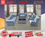 ( 1+1+2+3+COFFE TABLE ) CHESTERFIELD SOFA/ Free Installation/ Sofa Set/ Sofas/ Office Sofa/ Living Room Sofa/ Bed Room Sofa/ Couch - Image 2