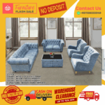 ( 1+1+2+3+COFFE TABLE ) CHESTERFIELD SOFA/ Free Installation/ Sofa Set/ Sofas/ Office Sofa/ Living Room Sofa/ Bed Room Sofa/ Couch