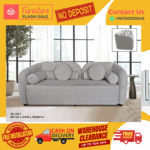( 3 SEATER SOFA ) ELEGANT SPECIAL DESIGN SOFA/ Free Installation/ Sofa Set/ Sofas/ Office Sofa/ Living Room Sofa/ Bed Room Sofa/ Couch - Image 3