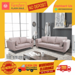 ( 2+3 SEATER SOFA ) ELEGANT SPECIAL DESIGN SOFA/ Free Installation/ Sofa Set/ Sofas/ Office Sofa/ Living Room Sofa/ Bed Room Sofa/ Couch - Image 3