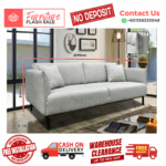 ( 3 SEATER SOFA ) ELEGANT SPECIAL DESIGN SOFA/ Free Installation/ Sofa Set/ Sofas/ Office Sofa/ Living Room Sofa/ Bed Room Sofa/ Couch - Image 3