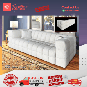 ( 3 SEATER SOFA ) ELEGANT SPECIAL DESIGN SOFA/ Free Installation/ Sofa Set/ Sofas/ Office Sofa/ Living Room Sofa/ Bed Room Sofa/ Couch - Image 4