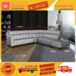 ( 2+C+2+STOOL SOFA ) ELEGANT SPECIAL DESIGN SOFA/ Free Installation/ Sofa Set/ Sofas/ Office Sofa/ Living Room Sofa/ Bed Room Sofa/ Couch - Image 2
