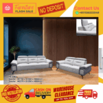 ( 3+2 SEATER SOFA ) HEADREST ADJUSTABLE SOFA/ Free Installation/ Sofa Set/ Sofas/ Office Sofa/ Living Room Sofa/ Bed Room Sofa/ Couch - Image 2