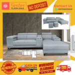 ( 2+L SEATER SOFA ) HEADREST ADJUSTABLE SOFA/ Free Installation/ Sofa Set/ Sofas/ Office Sofa/ Living Room Sofa/ Bed Room Sofa/ Couch - Image 3