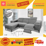 ( R+1+1INR SEATER SOFA ) HEADREST ADJUSTABLE SOFA/ Free Installation/ Sofa Set/ Sofas/ Office Sofa/ Living Room Sofa/ Bed Room Sofa/ Couch - Image 3