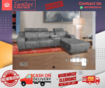 ( 2+L SEATER SOFA ) HEADREST ADJUSTABLE SOFA/ Free Installation/ Sofa Set/ Sofas/ Office Sofa/ Living Room Sofa/ Bed Room Sofa/ Couch - Image 3