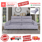 (3 SEATER SOFA ) HEADREST ADJUSTABLE SOFA/ Free Installation/ Sofa Set/ Sofas/ Office Sofa/ Living Room Sofa/ Bed Room Sofa/ Couch - Image 2
