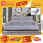 (3 SEATER SOFA ) HEADREST ADJUSTABLE SOFA/ Free Installation/ Sofa Set/ Sofas/ Office Sofa/ Living Room Sofa/ Bed Room Sofa/ Couch