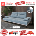 ( 3 SEATER SOFA ) PUSH BACK SOFA/ Free Installation/ Sofa Set/ Sofas/ Office Sofa/ Living Room Sofa/ Bed Room Sofa/ Couch - Image 3