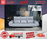 ( 3 SEATER SOFA ) PUSH BACK SOFA/ Free Installation/ Sofa Set/ Sofas/ Office Sofa/ Living Room Sofa/ Bed Room Sofa/ Couch - Image 2
