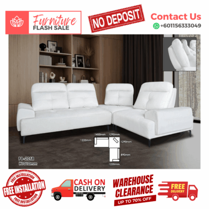 ( 2+C+1.5 SEATER SOFA ) PUSH BACK SOFA/ Free Installation/ Sofa Set/ Sofas/ Office Sofa/ Living Room Sofa/ Bed Room Sofa/ Couch