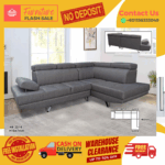( 2+2+STOOL SOFA ) HEADREST ADJUSTABLE SOFA/ Free Installation/ Sofa Set/ Sofas/ Office Sofa/ Living Room Sofa/ Bed Room Sofa/ Couch