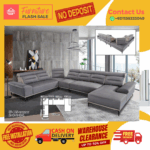 ( 2+C+1+2+L SEATER SOFA ) PUSH BACK SOFA/ Free Installation/ Sofa Set/ Sofas/ Office Sofa/ Living Room Sofa/ Bed Room Sofa/ Couch - Image 3