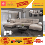 ( STOOL+C+2+L SEATER SOFA ) PUSH BACK SOFA/ Free Installation/ Sofa Set/ Sofas/ Office Sofa/ Living Room Sofa/ Bed Room Sofa/ Couch - Image 2