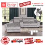 ( 2+L SEATER SOFA ) HEADREST ADJUSTABLE SOFA/ Free Installation/ Sofa Set/ Sofas/ Office Sofa/ Living Room Sofa/ Bed Room Sofa/ Couch - Image 3