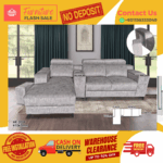 ( 2+L SEATER SOFA ) HEADREST ADJUSTABLE SOFA/ Free Installation/ Sofa Set/ Sofas/ Office Sofa/ Living Room Sofa/ Bed Room Sofa/ Couch