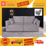 ( 2 SEATER SOFA ) LOOSE BACK CUSHION DESIGN SOFA/ Free Installation/ Sofa Set/ Sofas/ Office Sofa/ Living Room Sofa/ Bed Room Sofa/ Couch - Image 2