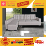 ( 3+L SEATER SOFA ) LOOSE BACK CUSHION DESIGN SOFA/ Free Installation/ Sofa Set/ Sofas/ Office Sofa/ Living Room Sofa/ Bed Room Sofa/ Couch - Image 3