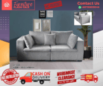 ( 2 SEATER SOFA ) LOOSE BACK CUSHION DESIGN SOFA/ Free Installation/ Sofa Set/ Sofas/ Office Sofa/ Living Room Sofa/ Bed Room Sofa/ Couch - Image 2