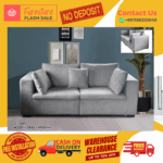 ( 2 SEATER SOFA ) LOOSE BACK CUSHION DESIGN SOFA/ Free Installation/ Sofa Set/ Sofas/ Office Sofa/ Living Room Sofa/ Bed Room Sofa/ Couch