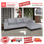 ( 2+L SEATER SOFA ) LOOSE BACK CUSHION DESIGN SOFA/ Free Installation/ Sofa Set/ Sofas/ Office Sofa/ Living Room Sofa/ Bed Room Sofa/ Couch