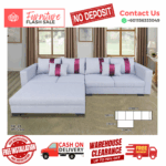 ( 2+2+STOOL SOFA ) LOOSE BACK CUSHION DESIGN SOFA/ Free Installation/ Sofa Set/ Sofas/ Office Sofa/ Living Room Sofa/ Bed Room Sofa/ Couch