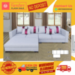 ( 2+2+STOOL SOFA ) LOOSE BACK CUSHION DESIGN SOFA/ Free Installation/ Sofa Set/ Sofas/ Office Sofa/ Living Room Sofa/ Bed Room Sofa/ Couch - Image 3